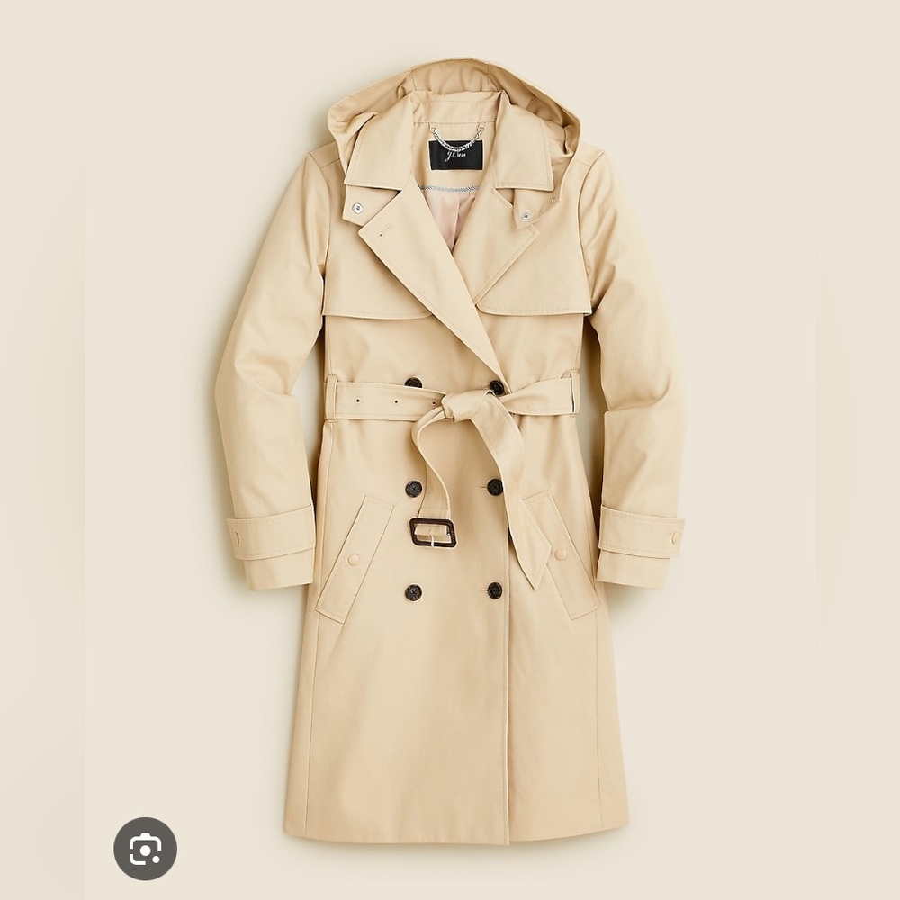 J. Crew Classic Beige Trench Coat